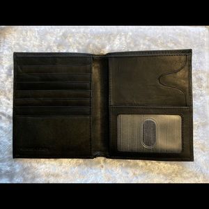 ☘️Wallet Large Genuine Leather Black Bifold